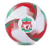Hy-Pro Licencia Oficial del Liverpool F.C. Balón de fútbol, Talla 5, diseño Blitz, mercancía del Liverpool, Entrenamiento, Partido, Coleccionable para niños y Adultos