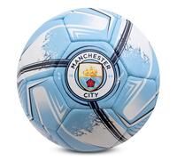 Hy-Pro Licencia Oficial del Manchester City F.C. Balón de fútbol - Talla 1, diseño de turbina, mercancía de Man City, Entrenamiento, Partido, Coleccionable para niños y Adultos