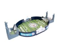 Hy-Pro Manchester City F.C. - Mini Juego de fútbol de Mesa con Licencia Oficial, Man City, 2 Pelotas, portátil, Interactivo, Mini Mesa de fútbol, niños, Adultos y diversión
