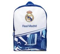 Hy-Pro Mochila grande con licencia oficial del Real Madrid CF Storm, ligera, mochila escolar, gran regalo de fútbol, producto del Real Madrid