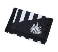 Hy-Pro Newcastle Stripe Wallet, Accesorio de Viaje-Billetera Plegable Triple Unisex Adulto, Negro y Blanco, Talla única