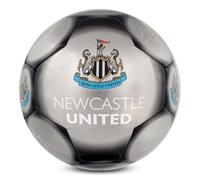 Hy-Pro Newcastle United F.C. Classic Signature - Balón de fútbol con Licencia Oficial - Metálico, Talla 5, NUFC, Entrenamiento, Partido, mercancía, Coleccionable para niños y Adultos, Color Negro