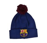 Hy-Pro Officially Licensed Barcelona Bobble Hat - for Winter with Traditional Pom-Pom Design - Fan Bobble Hat for Men and Women, Turquesa, Talla única