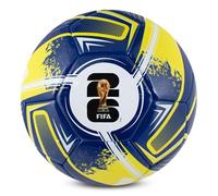 Hy-Pro offiziell lizenzierter FWC26 Fußball Der Größe 5 - Trainingsball mit Trophäen-Design und Grafiken Der Gastgebernationen, Fußballgeschenk für Jungen - FIFA Fußball-Weltmeisterschaft 2026 Design