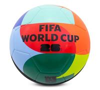 Hy-Pro offiziell lizenzierter FWC26 Fußball Der Größe 5 - Trainingsball mit Trophäen-Design und Grafiken Der Gastgebernationen, Fußballgeschenk für Jungen - FIFA Fußball-Weltmeisterschaft 2026 Design