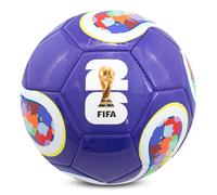 Hy-Pro offiziell lizenzierter FWC26 Fußball Der Größe 5 - Trainingsball mit Trophäen-Design und Grafiken Der Gastgebernationen, Fußballgeschenk für Jungen - FIFA Fußball-Weltmeisterschaft 2026 Design