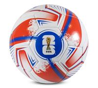Hy-Pro offiziell lizenzierter FWC26 Fußball Der Größe 5 - Trainingsball mit Trophäen-Design und Grafiken Der Gastgebernationen, Fußballgeschenk für Jungen - FIFA Fußball-Weltmeisterschaft 2026 Design