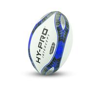 Hy-Pro Pelota de Rugby Intercept tamaño 5 - Balón de Rugby Hecho de Goma Superficie granulada - Balón de Rugby Duradero para Clubes y Juegos de Ocio.
