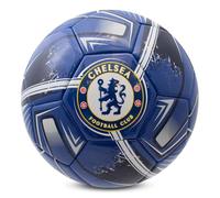 Hy-Pro Producto Oficial del Chelsea F.C. Balón de fútbol, Talla 5, diseño de trazador, mercancía del Chelsea, The Blues, Training, Match, Coleccionable para niños y Adultos
