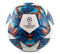 Hy-Pro UEFA Champions League Football - Balón de fútbol, talla 5, licencia oficial, entrenamiento, partido, mercancía, coleccionable para niños y adultos, gran idea de regalo, azul/naranja