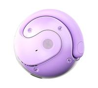 HY T26 Pro - Auriculares traductores de interpretación simultánea, soporta más de 73 idiomas diferentes, sonido estéreo HiFi Bt 5.4, auriculares de traducción en tiempo real (morado)