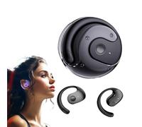 Hy-T26 X15 Pro Earphone Wireless Bluetooth, 2024 New Upgraded Earbuds Bluetooth Headphones, Noise Canceling Sports Bluetooth 5.4 out-of-Ear Earphones, Noise Reduction, High Sound Quality (Black)