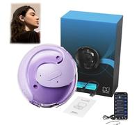 Hy-Undai Hy-T26 Pro Traductor de Idiomas, Auriculares de interpretación simultánea, Admite más de 75 Idiomas Diferentes, Auriculares de traducción en Tiempo Real(Purple)