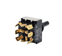 HY29K - Interruptores de botón con 9 contactos estables de 3 etapas y 9 pines para cableado eléctrico doméstico