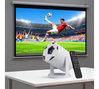 HY300 PRO Mini Proyector 4K 1080P Compatible con Android 11 WiFi 6 Bluetooth 5.0 Soporta Airplay & Miracast, Proyector portátil para el hogar y al aire libre Proyector con trampa automática (S2)