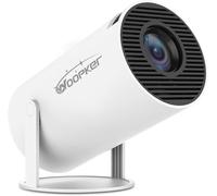 HY300 PRO - Mini proyector 4K con WiFi y Bluetooth, proyector portátil 4K 1080P, proyector inteligente con Android 11.0 WiFi6 BT5.0 corrección automática Keystone para teléfono/TV Stick/portátil