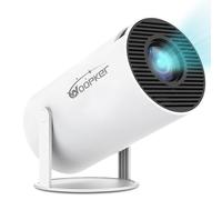 HY300Pro Mini proyector con WiFi y Bluetooth, proyector portátil 4K 1080P, corrección trapezoidal automática, 200 lúmenes ANSI, proyector de películas de pantalla de 40 a 130 pulgadas, proyector