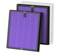 HY4866 Filtro purificador de aire para MORENTO y para YIOU M1, filtro HEPA 3 en 1 H13 con algodón electrostático y carbón activado para eliminación de polvo y humo (versión multifunción)