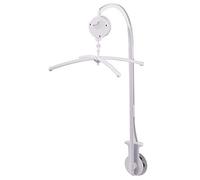 Hyacinthy Blanco Soporte Para Cama de Bebé Cuna Cuna Brazo Móvil Con Caja de Música Mecánica y Soporte Extendido Soporte Tuerca Tornillo Cama sin Juguetes Para Baby Girl & Boy