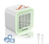 HyAdierTech Mini Aire Acondicionado Portatil, Ventilatore USB con 3 Velocidades, Ventilatore Da Tavolo Usb Ultra Silenzioso, Enfriadores de Aire, Ventilador de Refrigeración para el Hogar Oficina