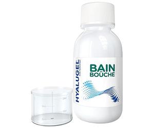 HYALUGEL - Enjuague bucal - Difusa y/o numerosas lesiones - aftas - pequeñas heridas - estados inflamatorios (sangrado) - ácido hialurónico - sabor a menta y limón - botella - 150 ml