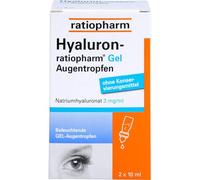 HYALURON RATIOPHARM Gel gotas para los ojos, 2 x 10 ml