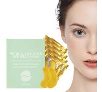 Hyaluronic Acid Eye Contour, Eye Treatment Masks Eliminates Bags, Dark Circles and Discoloration, Anti-Wrinkle, Moisturizing, Whitening, Removes Blemishes and Blackheads, 10 Pairs