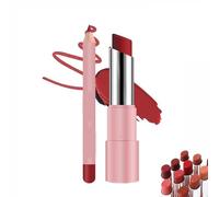 Hyaluronic Acid Lip Lifter Balm, 2 in 1 Set Lip Liner, Hydrating Gloss Lip Balm with Hyaluronic Acid (#04)