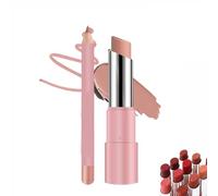 Hyaluronic Acid Lip Lifter Balm, 2 in 1 Set Lip Liner, Hydrating Gloss Lip Balm with Hyaluronic Acid (#06)