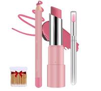 Hyaluronic Acid Lip Lifter Balm,Hydrating Glaze Lip Balm With Hyaluronic Acid,2 In 1 Long-Lasting Waterproof Lipbalm Set,Non-Sticky,Nourished Lip Color Moisturizing Shine (G-07#, SIZE)