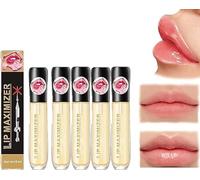 Hyaluronic Lip Plumper,Lip Plumper,Lip Maximizer Hyaluronic Lip Plumper,Lip Plumping Serum Instant Lip Filler,Lip Repairing Reduce Lip Fine Lines (5 Pcs)