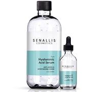 Hyaluronsäure-Serum, 227 ml und 56,7 ml, reine Bio-Hyaluronsäure, Anti-Aging, Anti-Falten, ultra-feuchtigkeitsspendende Feuchtigkeitscreme, reduziert trockene Haut, hergestellt in den USA