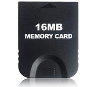 Hyamass Tarjeta de memoria de alta velocidad de 16 MB (251 bloques) compatible con Nintendo Gamecube y Wii, color negro