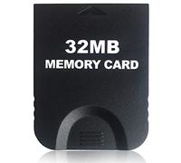 Hyamass Tarjeta de memoria de alta velocidad de 32 MB (507 bloques) compatible con Nintendo Gamecube y Wii, color negro
