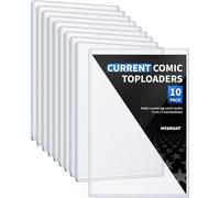 HYARUAT Comic Book Top Loaders for Current, Toploader Hard Sleeves Holder for Comic Books Storage and Display, 10 Pack