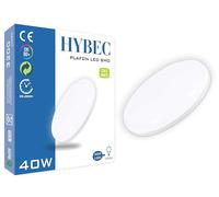 HYBEC - Downlight LED de Superficie 40W, Plafón de Techo para Cocina y Baño (Pack 1)