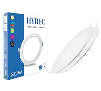 HYBEC - Downlight LED Techo Empotrable, Focos Interior, 220mm, 20W 3000ºK (Pack 2)