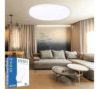 HYBEC - Downlight LED Techo Superficie, Plafones Para Techo LED, Lampara Baño, 30W (Pack 1)