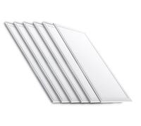 HYBEC - Panel LED 120x30, Pantalla LED, Placas Techo desmontable, LED Panel Panel LED Techo, Pantallas LED, Panel LED para Cocina, Placa LED, 40W 4000ºK (Pack 6)