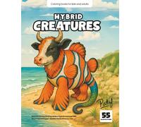 Hybrid Creatures Coloring Book: Dive into the fascinating world of hybrid creatures with 55 surreal and hyper-detailed illustrations to color.