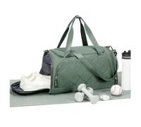 HYC00 Bolsa Gimnasio Deportiva Mujer Hombre Bolsa de Deporte Grande Bolso de Gimnasio con Compartimento Zapatos y Pocket Wet Bolsas de Deporte de Mujer Bolsa Hospital Women Gym Bag,D04-Verde Militar