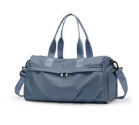 HYC00 Bolso de Gimnasio Mujer Hombre Bolsa de Deporte Grande Impermeable Bolsos Deportivos con Compartimento Zapatos y Pocket Wet Duffle Bag Ligero Bolsas Viaje Mujer Fin de Semana Hospital,Azul Real
