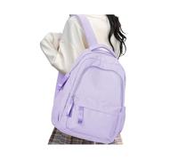 HYC00 Mochila Escolar Adolescente,Mochilas de Mujer para Ordenador Portatil 14" Impermeable Bolsillo Antirrobo,Mochila Universidad Mujer Grande Ligera Mochilas Colegio Instituto School Backapck,Morado
