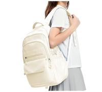 HYC00 Mochila Escolares Adolescentes Niñas Mochila Escolar Grande Mochilas de Instituto Chicas Mochilas Universitarias School Bag for Girls Impermeable Laptop Women Backpack Casual Daypack,Beige
