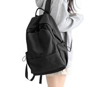 HYC00 Mochilas Escolares, Mochila Escolar Adolescente Niña Niño Mochilas Colegio Universidad Mujer Mochila Instituto Impermeable 14 Pulgadas Laptop Rucksack Casual Backpack School Bag for Girls, Negro
