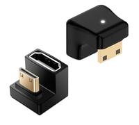 Hycago Mini HDMI Vers Adaptador HDMI 8K@60Hz, 48Gbps UHD2.1, 180° para Camara/Ordenador Portátil/Tableta/TV/Projector