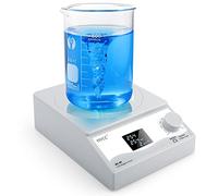 HYCC Placa de agitador magnético digital de laboratorio con función de sincronización (tipo de agitación de pantalla LCD)