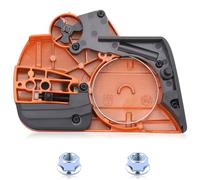 Hyceker - Tapa de freno de cadena para Husqvarna 435 135 140 440 135E 140E Jonsered CS2240 CS 2240 S Redmax GZ381 Craftsman 358381800 Tapa de freno de gas con tuercas de barra