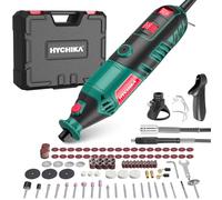 HYCHIKA 170W Herramienta Rotativa, Kit de Herramienta Rotativa de Velocidad Variable con Eje Flexible, 173pcs Kit de Accesorios y Multiherramienta de 8000-35000RPM, Perfecta para Lijar en Detalle