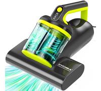 HYCHIKA Aspiradora Antiacaros para Colchones - 16 kPa Aspiradora de acaros,ultrasónica,Aspirador para alérgicos,Doble Tornado,Elimina 99.92%,Aire Caliente a 60° para Camas, sofás, alfombras